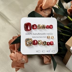 Kit d'ongles de <span class=keywords><strong>pied</strong></span> à pression <span class=keywords><strong>en</strong></span> <span class=keywords><strong>gel</strong></span> souple avec logo personnalisé ongles d'orteil vente <span class=keywords><strong>en</strong></span> gros de bouts artificiels courts et carrés - Product Image 6