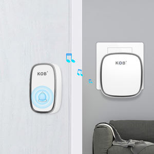 Sonnette sans fil étanche avec volume réglable à 4 niveaux, forte pénétration jusqu'à 300 mètres Téléphone de porte - Product Image 1