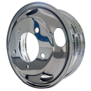 新型 Jingu ニオブ合金鋼 トラックホイール 16x5.5J ブライト仕上げ 耐荷重1500-2000LBS 交換用ホイールリム - Product Image 4