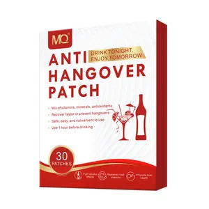 New popular anti hangover patch cure recover drunk for headache nausea with vitamin hangover relief stickers