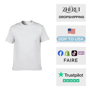 สินค้าใหม่ MOQ ต่ำ เสื้อยืดคอตตอนแบบยูนิเซ็กซ์ คอกลม แขนสั้น ปรับแต่งได้ - Product Image 2