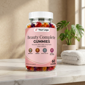 Vegan Beauty Complete Mixed Fruit Soft <b>Chewy</b> Gummies With Custom Label Custom Packaging Wholesale Fruity Gummies Bulk Supply - Product Image 2