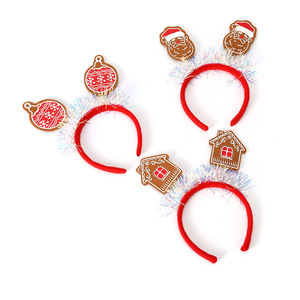 Nueva diadema navideña con lentejuelas de dibujos animados, pinza para el pelo navideña, decoración para fiestas para adultos y niños. - Product Image 5
