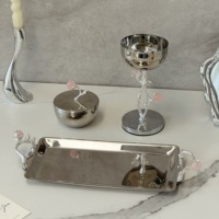 Ensemble de 3 encensoirs arabes en acier inoxydable pour la décoration de la maison, écologiques, à usage religieux, Ramadan, faits à la main, durables