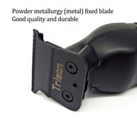 Tondeuse à cheveux TRISAN M1T, moteur à couple élevé, lame en acier inoxydable, batterie 1600 mAh, autonomie de 3,5 heures, logo personnalisé