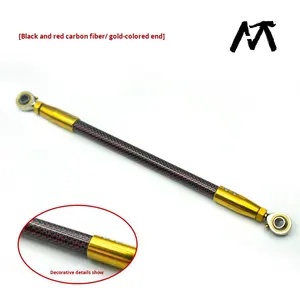 Compatible avec <span class=keywords><strong>Harley</strong></span> M8 Touring Softail, barre transversale de changement de vitesse en fibre de carbone, Glide Road King Breakout, liaison de changement de vitesse - Product Image 6