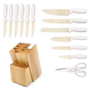 Coltello da Chef Professionale di Alta Qualità Ecologico per Mano Destra in Acciaio Inossidabile con Manico Colorato in Plastica PP - Product Image 2