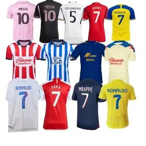 Wholesale high-quality Custom Al Nassr soccer Jersey Ronaldo 22/23 club football jerseys adult kids kits set