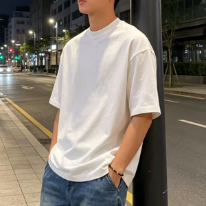 OEM LOGO Streetwear 100% Cotton Oversized T Shirt Hip Hop Acid Wash Vintage T-Shirt <strong>for</strong> Men - Product Image 6