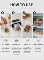 Sachet sous vide stérilisable en nylon BOPA RCPP transparent, 121-130°C, pour emballage alimentaire bouillable, plats cuisinés, en vrac