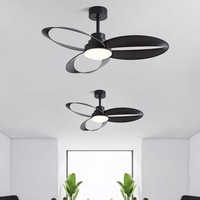 Nouveau ventilateur de plafond pour restaurant moderne et simple, style artistique minimaliste, plafond commercial, chambre à coucher