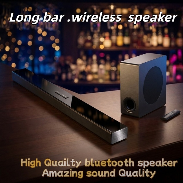 Wireless Speaker BT5.3 Home Audio System TV Soundbar YS-03 HIFI Sound Quality Subwoofer Bar-style Home Party Audio System