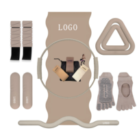 Haltères personnalisés CZ, Bracelets lestés en silicone, Bracelets de cheville et de poignet, Barre de musculation, Anneau de puissance, Accessoires de Pilates, Tapis de yoga