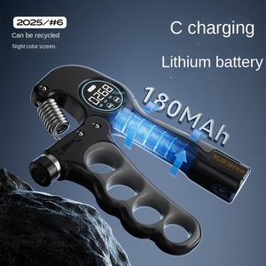 Contador electrónico <span class=keywords><strong>de</strong></span> cristal líquido ajustable, entrenamiento <span class=keywords><strong>de</strong></span> fuerza <span class=keywords><strong>de</strong></span> mano, agarre <span class=keywords><strong>de</strong></span> dedo, producto <span class=keywords><strong>de</strong></span> ejercicio <span class=keywords><strong>de</strong></span> mano Premium - Product Image 3
