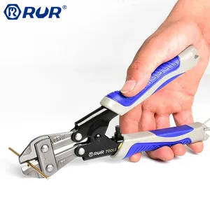 Factory Supply 8 inch Professional CRV Steel Wire Hardness Mini Bolt Cutters with Plastic Grip Handle Bolt Cutter