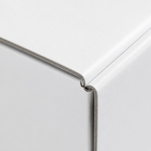 Boîte <span class=keywords><strong>cadeau</strong></span> rigide blanche personnalisée de luxe, finition mate, texture lisse, couvercle et base pour emballage de produits de soin de la peau, MOQ 1 - Product Image 4