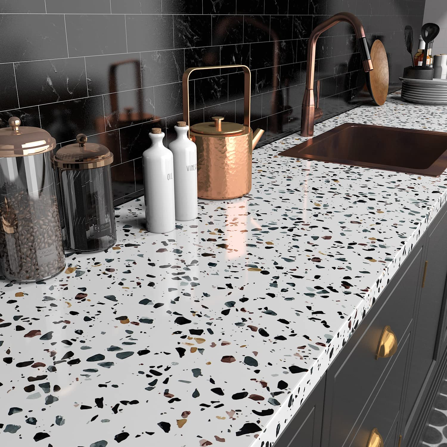 Newstar, белый, натуральный, терраццо, кухонные столешницы, раковина, ванная комната, островные мраморные столешницы