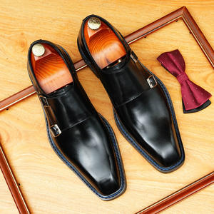 Zapatos Retro Casuales de Cuero Genuino Hechos a Mano con Punta Redonda para Hombre, Zapatos Sin Cordones Modernos con Acabado Encerado, Mocasines Británicos - Product Image 4