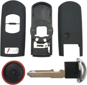 3 nút lật thay thế <span class=keywords><strong>Key</strong></span> <span class=keywords><strong>Fob</strong></span> trường hợp nhà ở vỏ phù hợp cho <span class=keywords><strong>Mazda</strong></span> 3 CX-3 CX-5 với pin ở giữa - Product Image 1