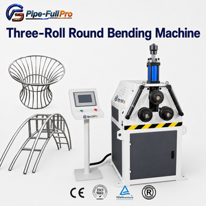 Máquina de rodillos de tres rodillos de frecuencia variable para doblar tubos de aluminio de precisión - Product Image 1