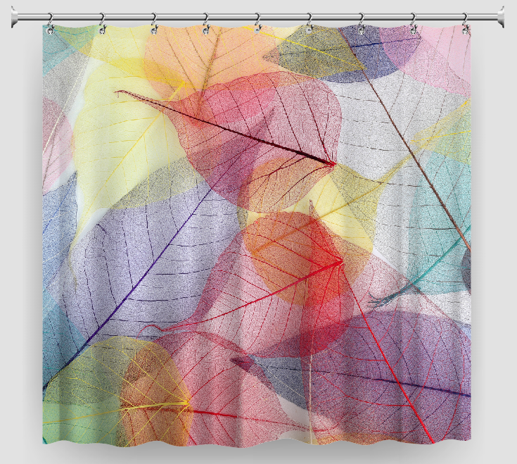 Декоративная Водонепроницаемая прочная занавеска для душа из полиэстера с цветочным рисунком