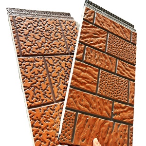 Chống cháy <span class=keywords><strong>prefab</strong></span> Tường Ngoài Trời bánh sandwich PU bánh sandwich trang trí Bảng điều khiển Ốp tường nhà Bảng điều khiển - Product Image 5