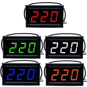 AC 30-500V 0.56 "LED voltmetro digitale voltmetro Volt strumento strumento 2 fili rosso verde blu Display 110V 220V fai da te 0.56 Inc - Product Image 3