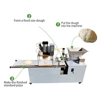 Machine à fabriquer les bases de poche de 30cm, presse à bille manuelle pour aplatir les feuilles de pâte à pizza