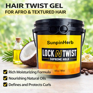 Gel Coiffant Bio Végan Personnalisé Fixation Forte Sans Accumulation pour Cheveux Bouclés Texturisant Cheveux Noirs Locs Twists - Product Image 3