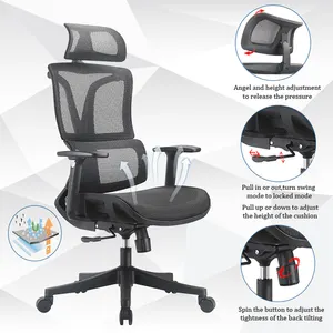 Flexibler Mesh Back Computer Verstellbarer Executive Ergomonic Office Chair Zum Verkauf