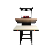 GWin - Máquina de Prensa Térmica Textil Semiautomática Manual de Formato Grande, 80x100cm, Multicolor, para Sublimación, Nueva, 220V, 1 Año de Garantía