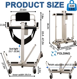 Y tế xe nâng di chuyển ghế gấp <span class=keywords><strong>handicap</strong></span> Lift Hỗ trợ thiết bị cho người cao niên và vô hiệu hóa - Product Image 3