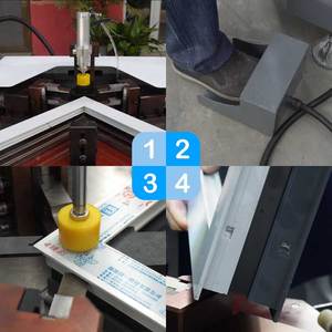 Thủy lực nhôm cửa sổ góc uốn tóc bồng máy nhôm hội thảo máy móc - Product Image 4