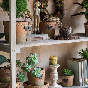 กระถางดอกไม้ทรงรีสีแดงแบบใหม่  ดอกไม้ประดิษฐ์  สไตล์เรโทรอเมริกัน  สไตล์ยุโรป  สไตล์ชนบท  ขนาดใหญ่  สำหรับตกแต่งสวน - Product Image 4