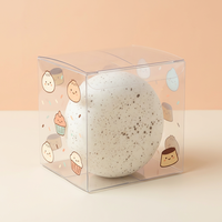 Boîte en plastique rigide ronde transparente séparée pour articles souple BAOZI
