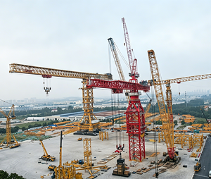 <span class=keywords><strong>Grue</strong></span> à flèche plate de 760 tonnes et 23000 tonnes de charge utile, modèle XGT23000-760S, la plus grande pour la construction de ponts - Product Image 3