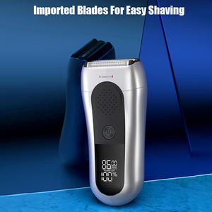 Rasoir de voyage électrique pour homme avec écran LCD, triple lame, étanche, tondeuse escamotable pour le visage - Product Image 2