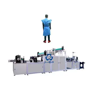 AUTOMATIC NON WOVEN FABRIC PROTECTIVE SURGICAL MEDICAL CLOTHING WELDING PRODUCTION LINE