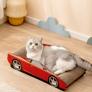ADZIA Car-Shaped <strong>Cat</strong> Tower Corrugated Wood Scratch Board LEGO-inspired Pet Furniture <strong>Bed</strong> <strong>Cat</strong> PackSports Cars <strong>Cat</strong> Scratcher <strong>Bed</strong> - Product Image 1
