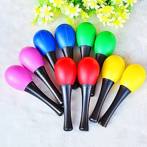Maracas de Plástico Orff al por Mayor, Instrumento de Percusión para Educación Temprana, Sonajero Musical para Niños, para el Aula y Fiestas - Product Image 2