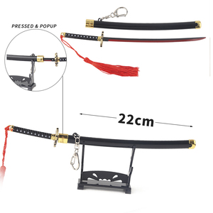 Nouvel arrivage de porte-clés épée en alliage Anime TV Pop Up modèle méta épée personnalisé souvenir d'eau de Javel - Product Image 2