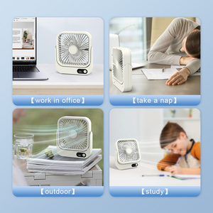 Xách Tay Mini Máy Tính Để Bàn Đứng <span class=keywords><strong>Fan</strong></span> Hâm Mộ 2000MAh Có Thể Gập Lại Bảng Nhỏ <span class=keywords><strong>Fan</strong></span> Mát Cho Xe RV Khách Sạn Ngoài Trời - Product Image 3