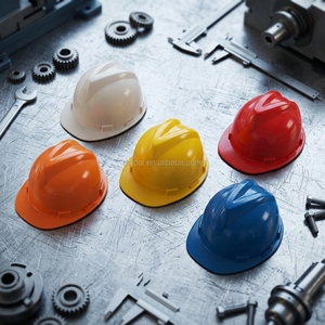 Casco di Sicurezza Antiurto Regolabile, Elmetto Protettivo ad Alto Impatto in ABS, Protezione per la Testa Industriale, Traspirante e Leggero per il Lavoro - Product Image 1