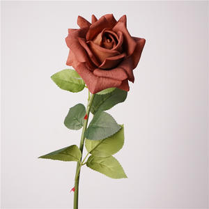 Fleur artificielle en rose de haute qualité, faite à la main, au toucher réel, pour mariage, décoration de la maison, Noël, vente chaude pour la remise des diplômes - Product Image 2