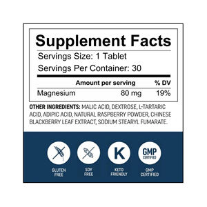 Tabletes de Hidrogênio Molecular de Magnésio OEM por Atacado, 12.000 PPB por Tablete, 30 Tabletes Efervescentes, Suplemento Dietético - Product Image 3