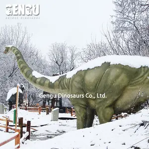 Amusement Park Dinosours Frame Big Dinosaur