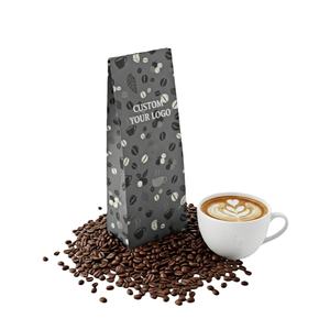 ถุงซิปล็อคแบบมีก้นข้าง ขนาด 12 ออนซ์ ผลิตตามสั่ง ผิวด้าน เกรดสำหรับอาหาร สำหรับบรรจุผงกาแฟและชาใบ พร้อมบริการพิมพ์โลโก้แบบ OEM จัดส่งแบบ DDP - Product Image 2