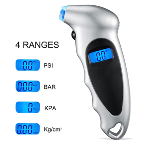 Manómetro Digital <span class=keywords><strong>de</strong></span> presión <span class=keywords><strong>de</strong></span> <span class=keywords><strong>aire</strong></span> para neumáticos, pantalla LCD para coche, camión y bicicleta, 150 PSI, 4 Ajustes - Product Image 4