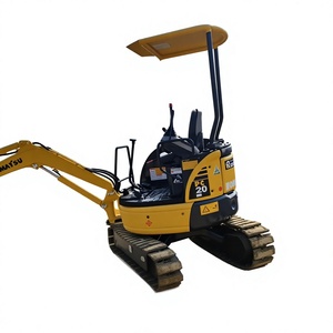 รถขุดขนาดเล็ก Komatsu PC20 มือสอง ได้รับการรับรองมาตรฐาน CE น้ำหนัก 2 ตัน ได้รับการรับรองมาตรฐาน CE และ EPA พร้อมเครื่องยนต์และปั๊มไฮดรอลิก KYB - Product Image 1