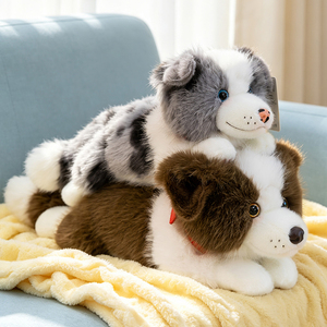 Peluche réaliste Border Collie en gros, jouet en peluche chien réaliste, chiot simulé pour cadeau, décoration intérieure, personnalisé OEM ODM - Product Image 3